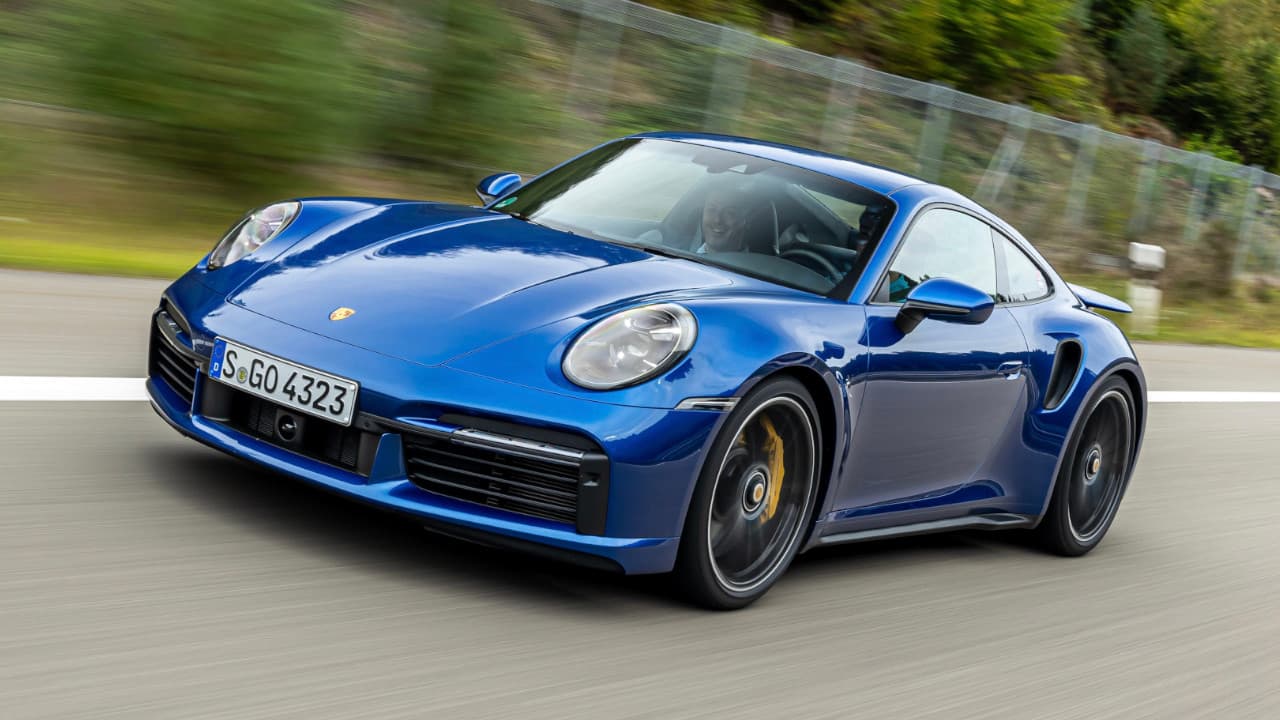 Porsche 911 Turbo S on the Highway