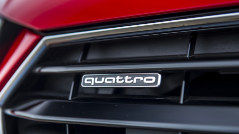 Audi Quattro Badge on Grille