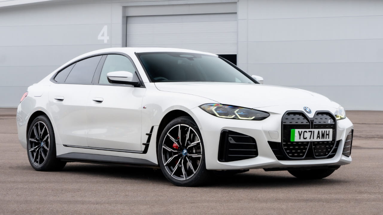 BMW i4 M Sport Front Angle Static