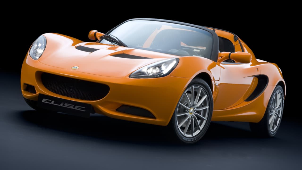 Lotus Elise In Orange