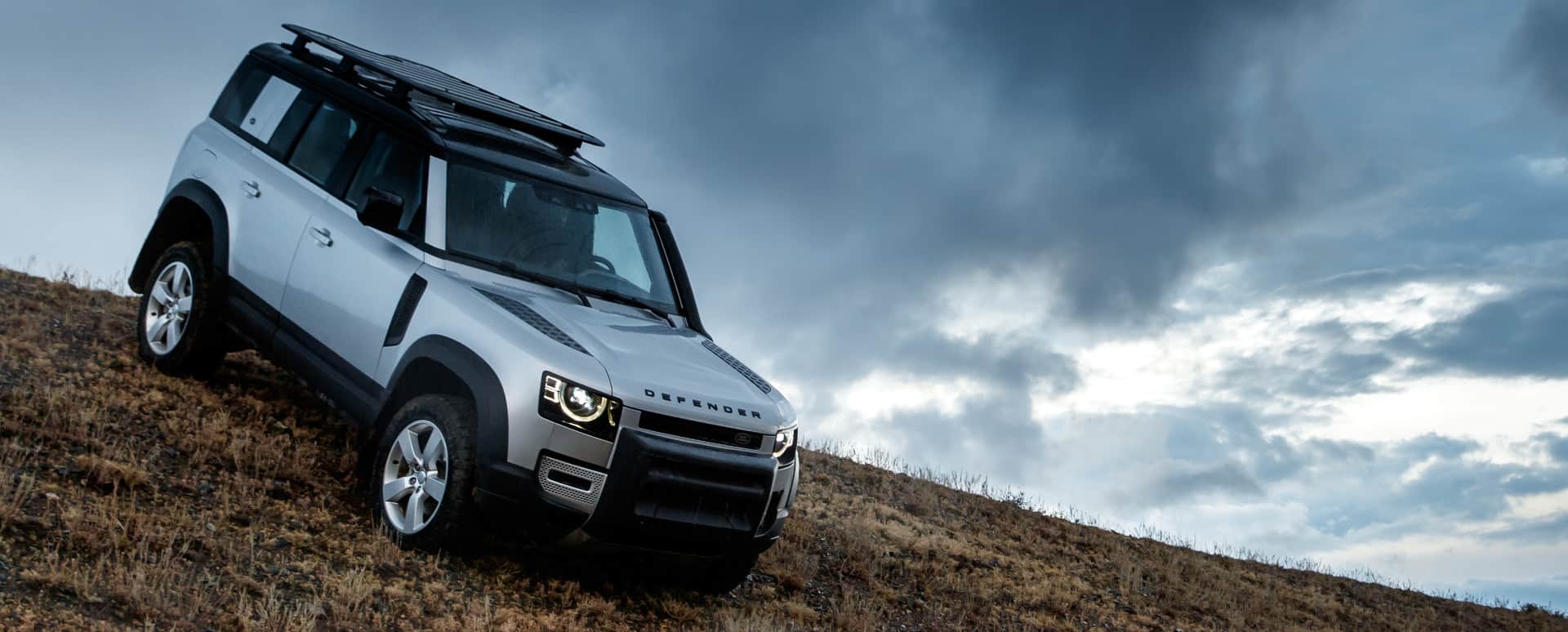 Land Rover Defender on Rocks