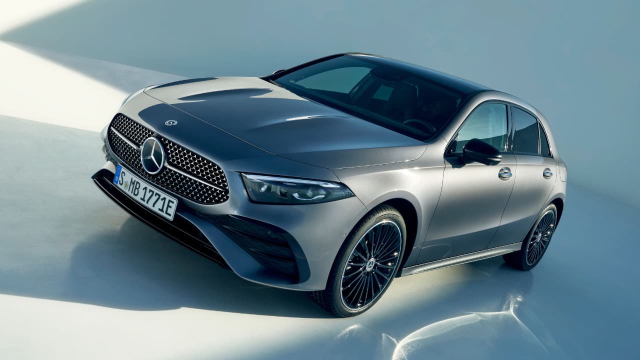 Mercedes-Benz A-Class Grey Parked Lifestyle