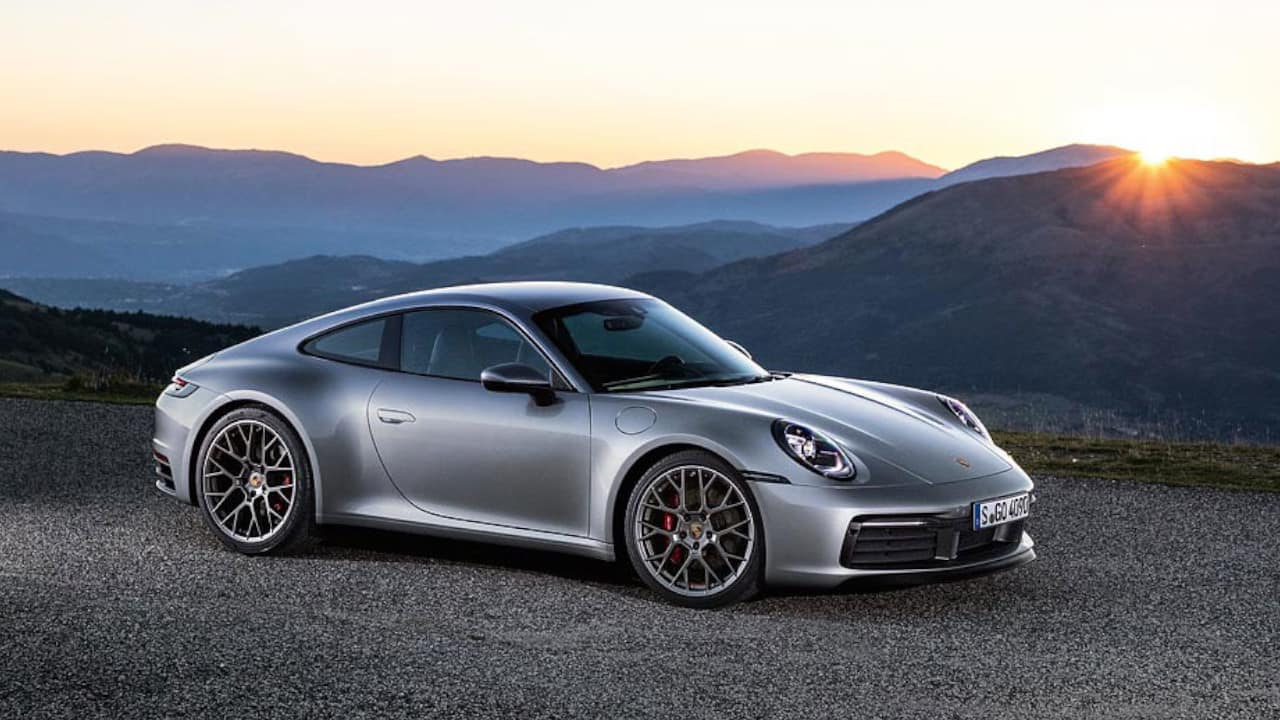 Porsche 911 Parked In Silver 