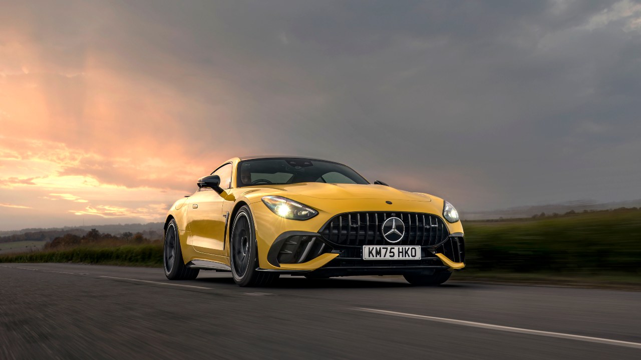 Mercedes-AMG GT Coupe Yellow Exterior Front