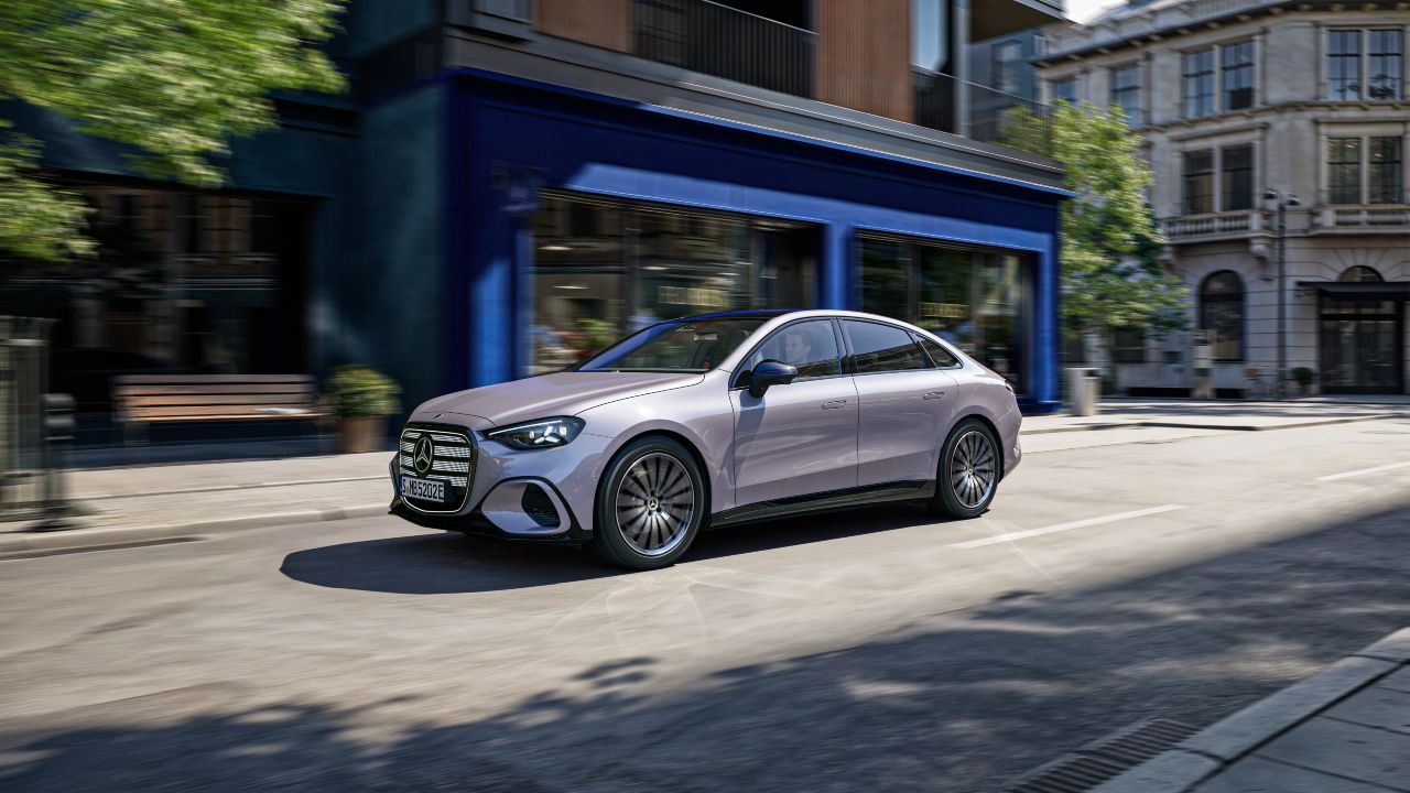 Silver Mercedes-Benz C-Class Exterior Front