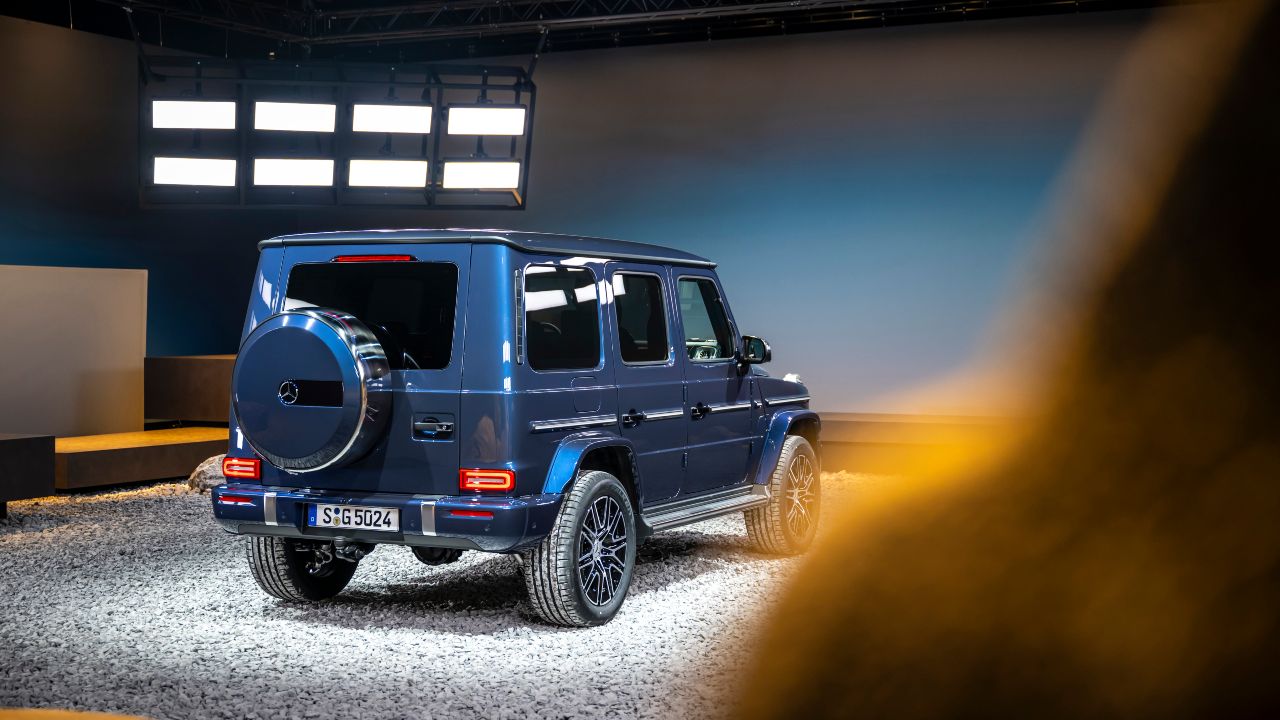 Blue Mercedes-Benz G-Class Rear