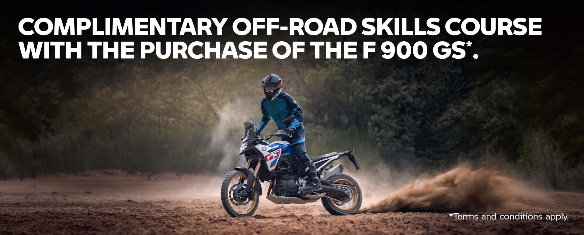 BMW Motorrad F 900 GS On Dirt Track