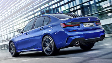 BMW 3 Series Driving, Rear