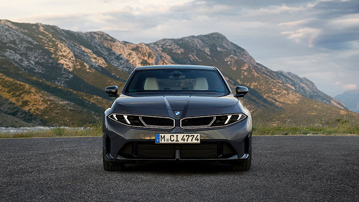 BMW 3 series front straight on