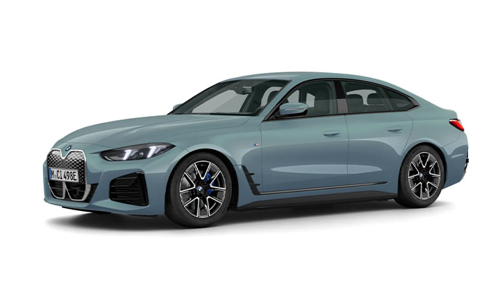 Light Blue BMW i4 M Sport