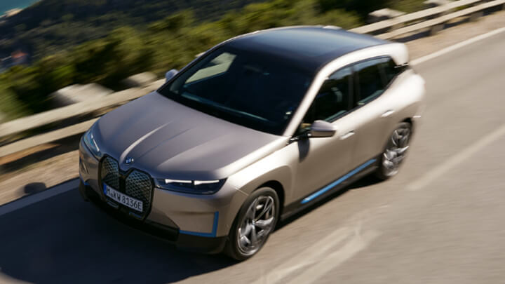 BMW iX Driving