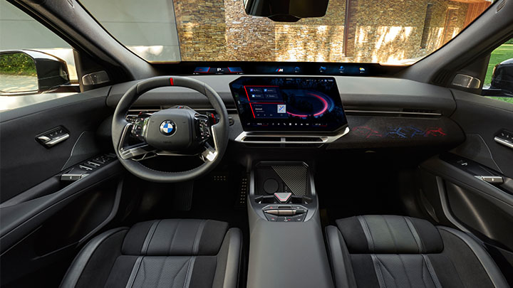 BMW iX4 interior dashboard