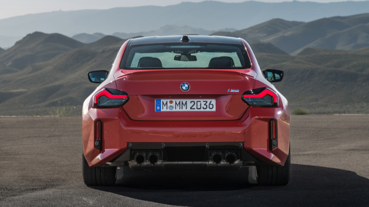 Red BMW M2 Exterior Rear