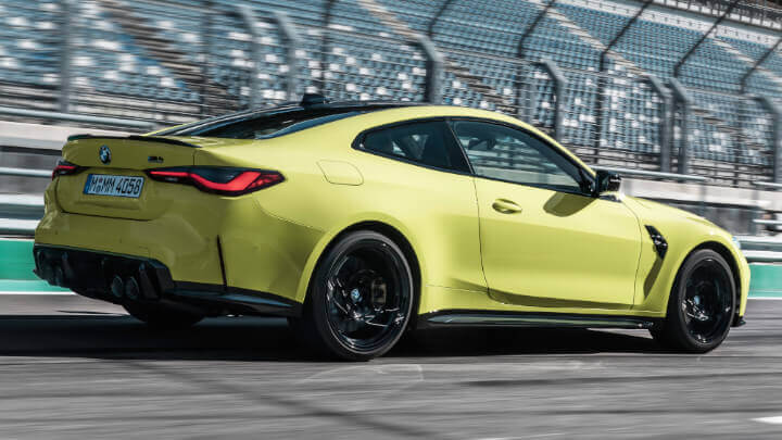 BMW M4 Competition Rear Track