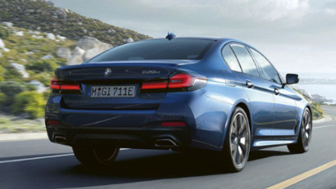 BMW 5 Series Saloon PHEV Rear