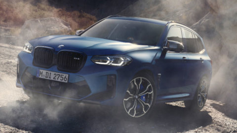 BMW X3 M Competition Driving