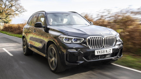 BMW X5 M Sport Driving on a Woodland Road