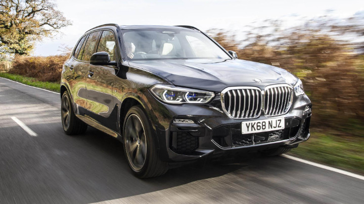 BMW X5 M Sport Driving on a Woodland Road