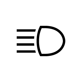 High Beam Warning Light