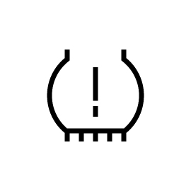 Tyre Pressure Warning Light