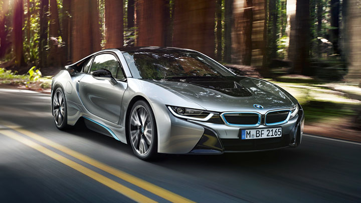 BMW i8 in Silver