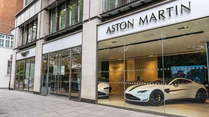 Aston Martin Stratstone Dealership Mayfair
