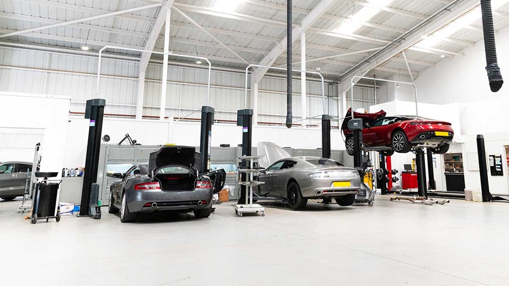 Aston Martin Manchester workshop
