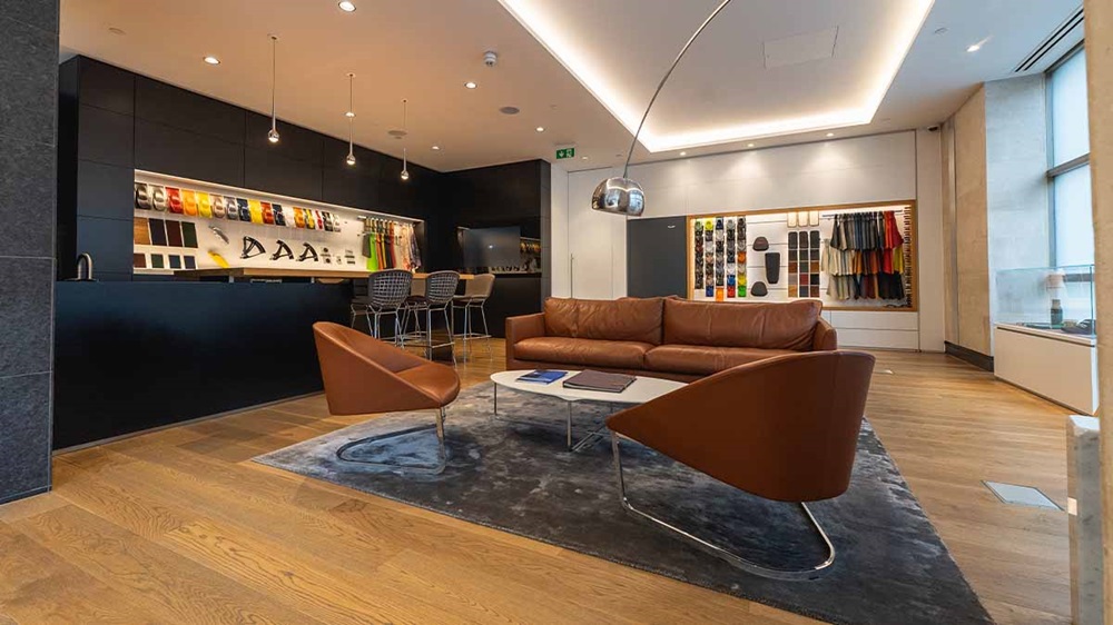 Aston Martin Mayfair customer lounge