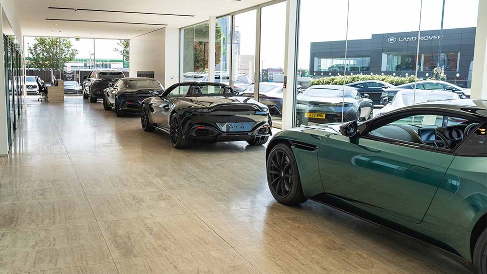 Aston Martin Western Avenue showroom