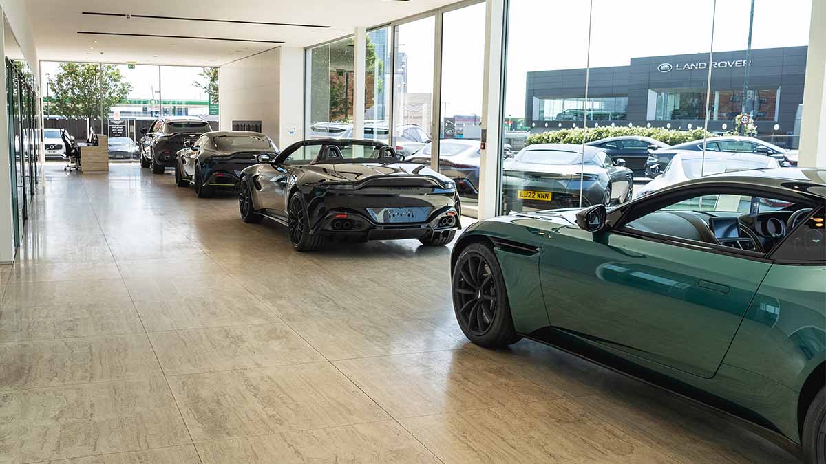 Aston Martin Western Avenue showroom