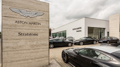 Aston Martin Outside Dealership