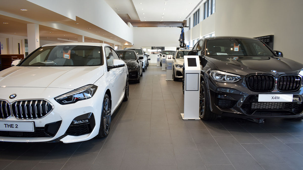 BMW Doncaster row of cars