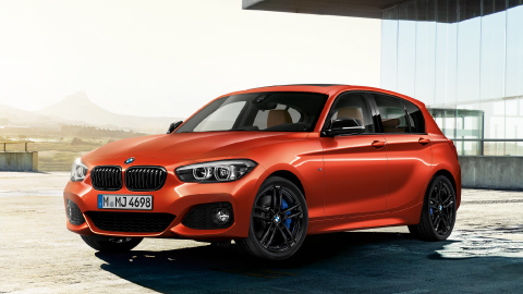 Orange BMW 1 Series