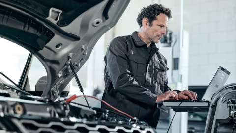 Land Rover servicing