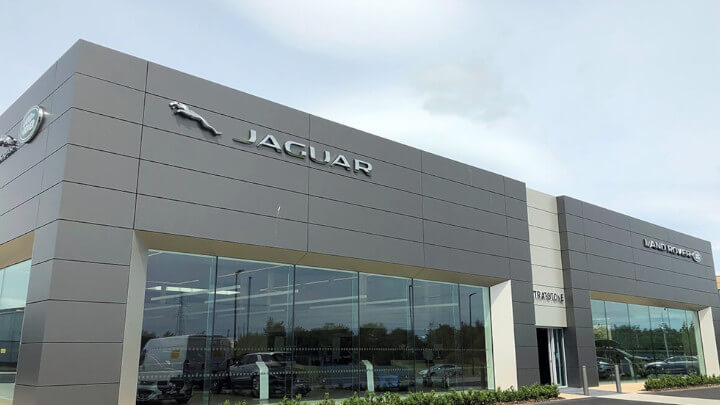 Jaguar Newcastle Showroom Exterior