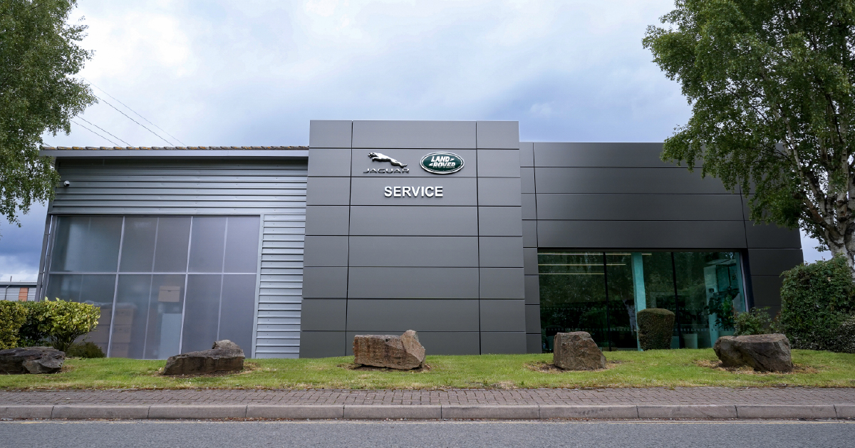 JLR Nottingham Service Centre Dealership Exterior 