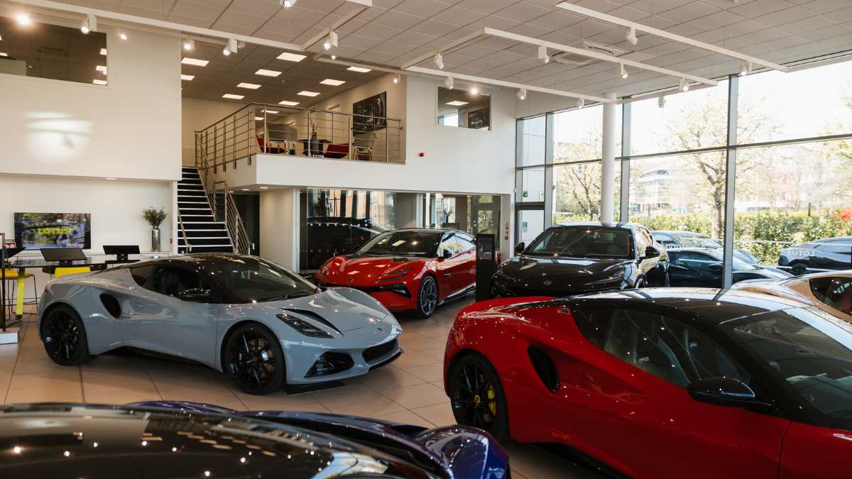 Lotus Berkshire Dealership Showroom