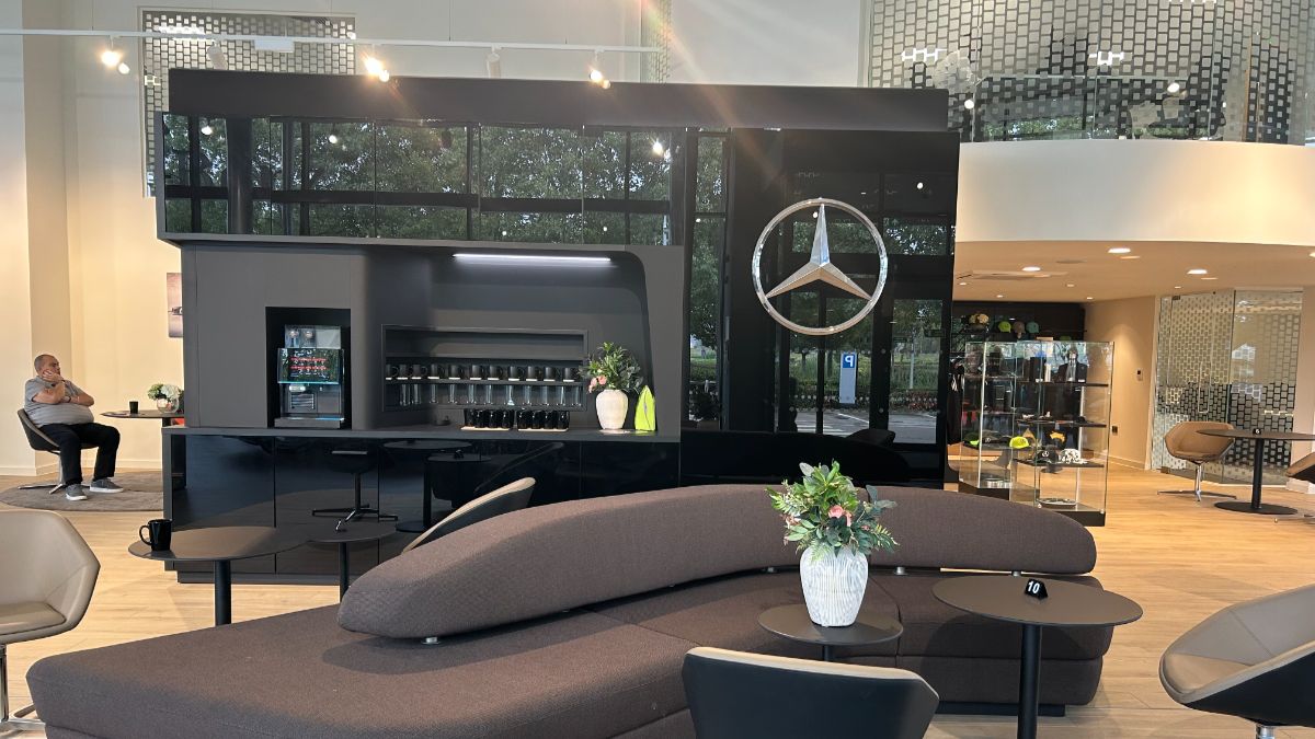 mercedes-benz of ayr interior coffee bar