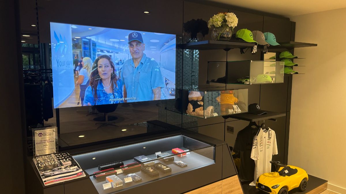 mercedes-benz of ayr interior showroom
