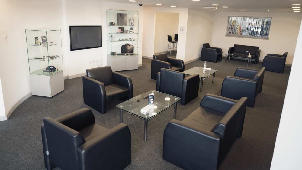 Mercedes of Ayr waiting area