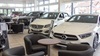 Mercedes-Benz of Giffnock cars in the showroom