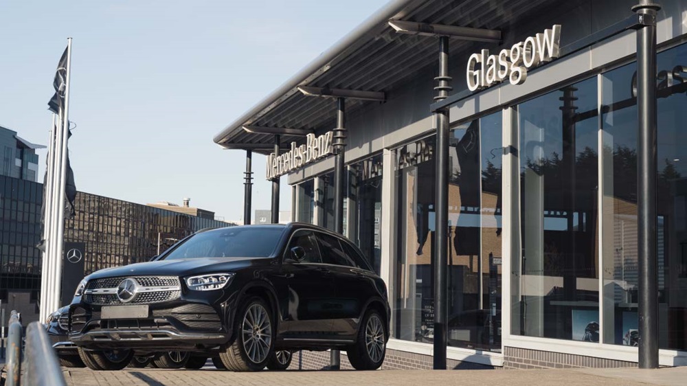 Mercedes-Benz Glasgow entrance