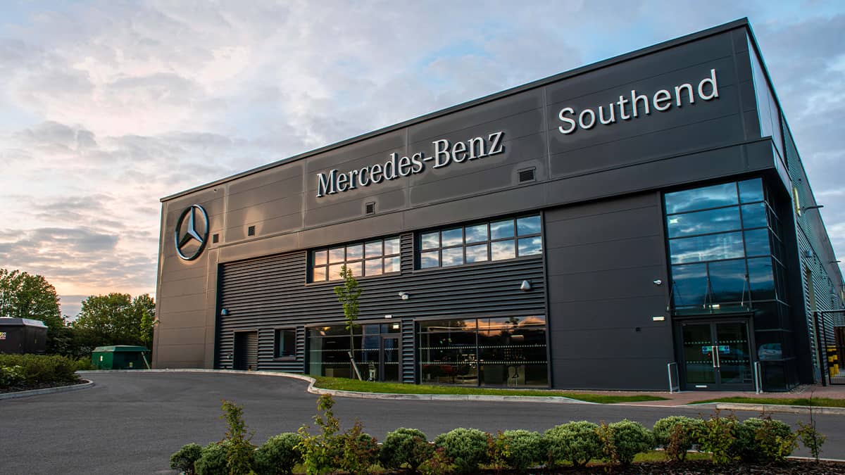 Exterior shot of Mercedes-Benz of Southend