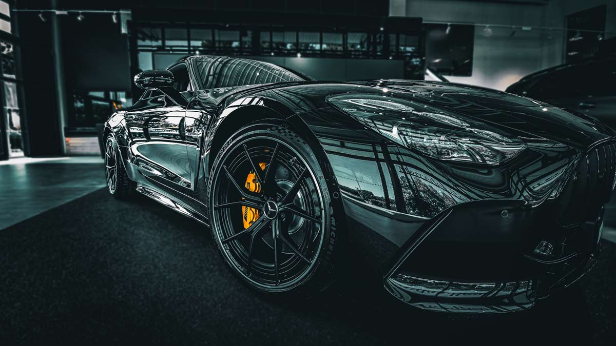 Mercedes-Benz AMG GT low angle