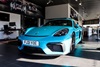 Porsche GT4 inside the Nottingham showroom
