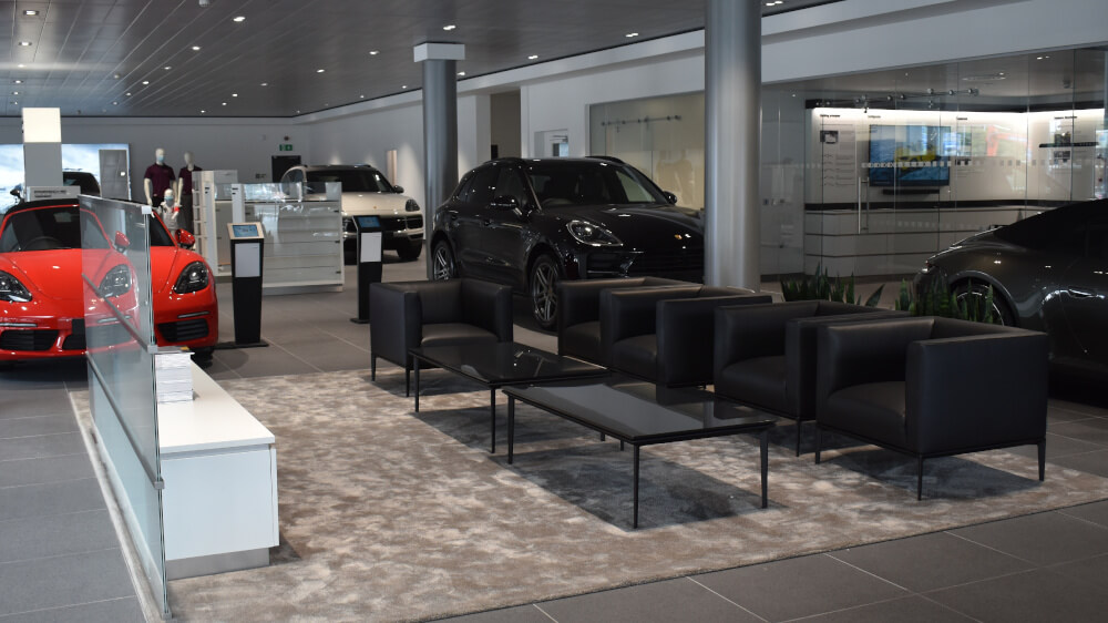 Porsche Centre Stockport Customer Waiting Area