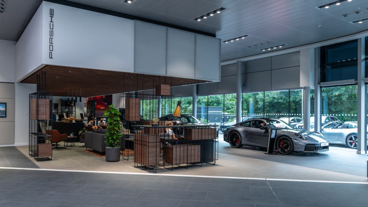 Porsche Wilmslow Dealership Interior