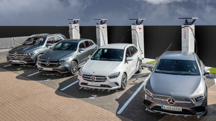 Mercedes-Benz Plug-in Hybrid Range Charging