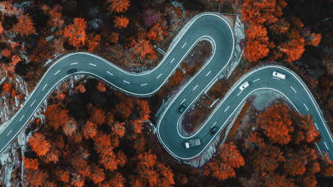 Aerial Photograph of Road