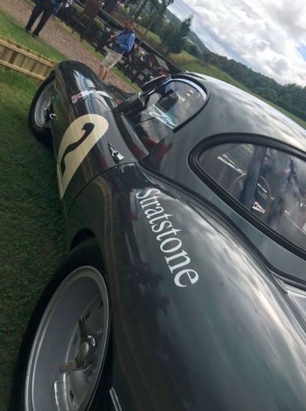 Close up of the Jaguar Lightweight E-Type.